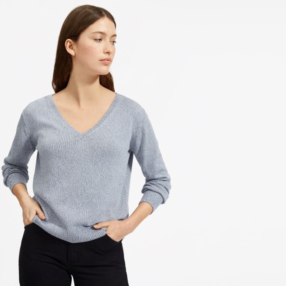 Everlane Soft Cotton V-neck